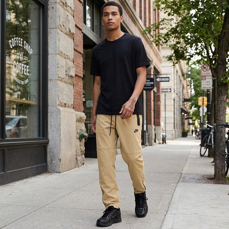 Брюки Nike M NK TCH WVN OH PANT XS Бежевый Мужской photo 10