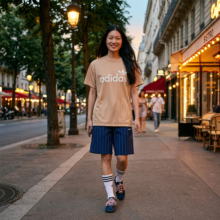 Tricou Adidas GRAPHIC BF TEE XXS Maro Femei photo 7