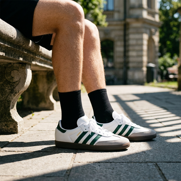 Incaltaminte Sport Adidas SAMBA OG pt Barbati / 40.5 / Alb photo 9