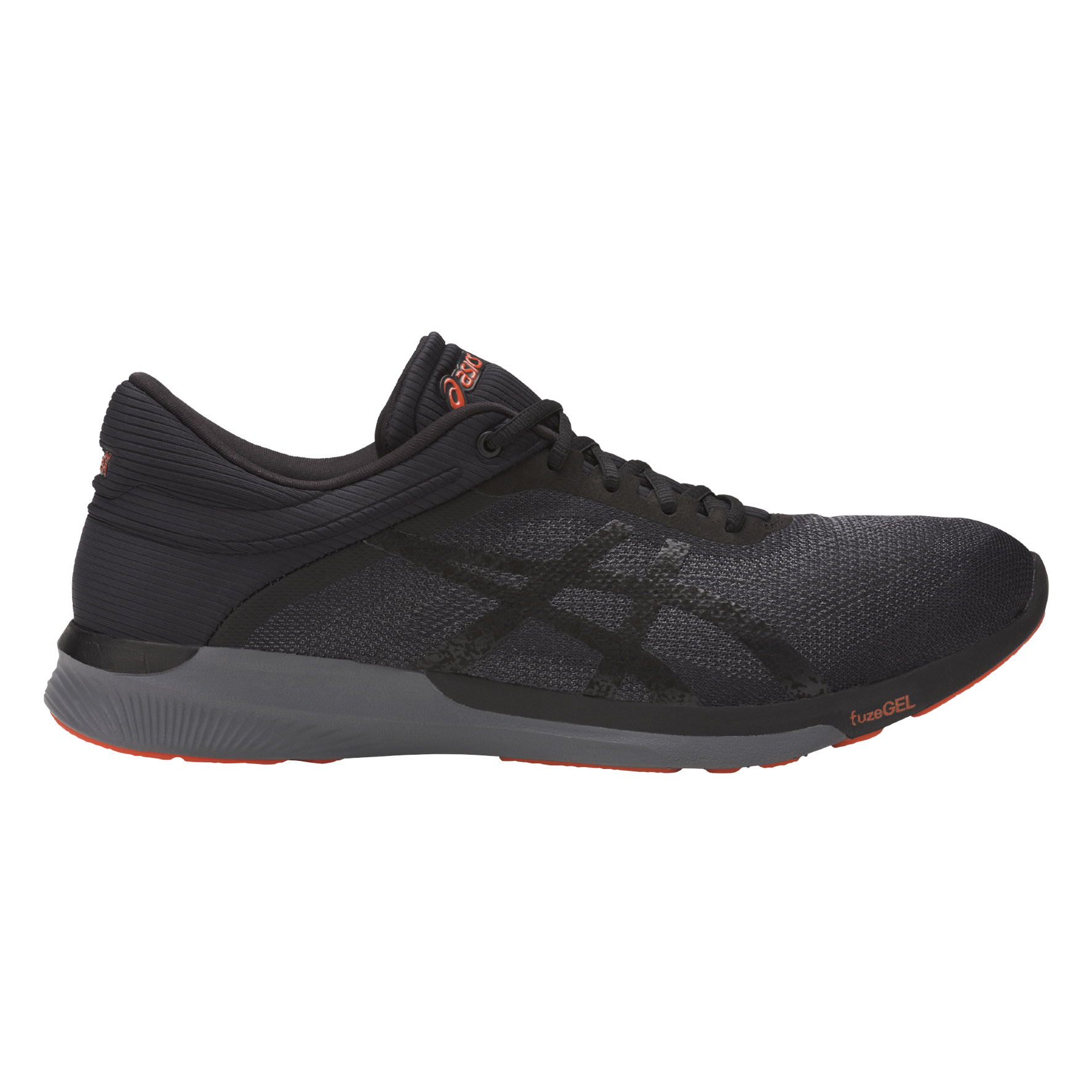 Incaltaminte Sport Asics fuzeX Rush pt Barbati / 44.5 / Negru-oranj photo 3