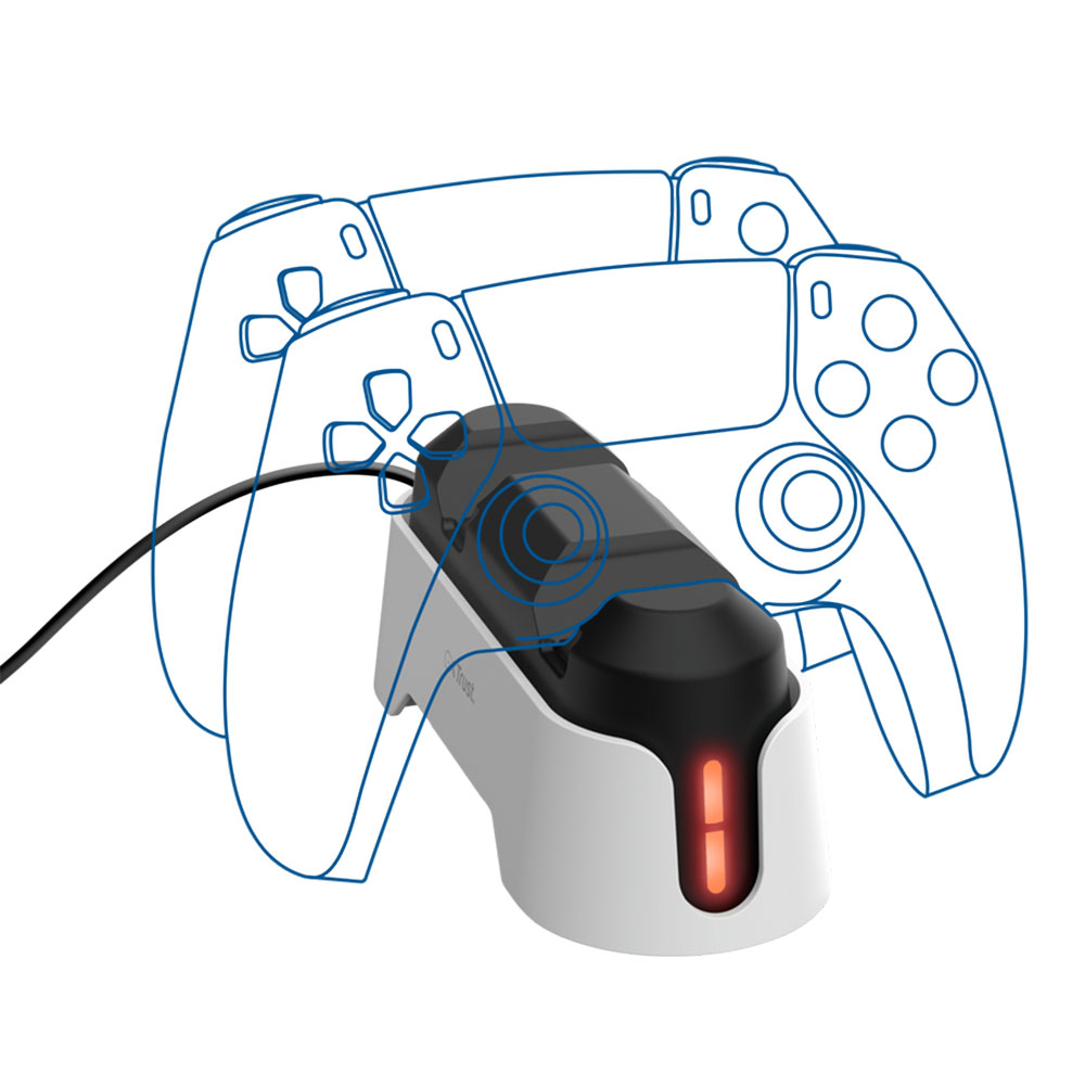 Станция зарядки контроллеров PS5 Trust Gaming GXT 228 photo 4