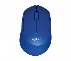 Logitech Wireless M330 Silent Plus, Optical Mouse for Notebooks, nano receiver, Blue