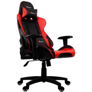 Gaming/Office Chair AROZZI Verona V2, Black/Red, PU Leather, max weight up to 100-105kg / height 160-180cm, Recline 165°, 1D Armrests, Head and Lumber cushions, Metal Frame, Nylon wheelbase, Gas Lift 4class, Small nylon casters, W-25.5kg photo 1