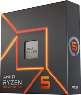 AMD Ryzen™ 5 7600X, Socket AM5, 4.7-5.3GHz (6C/12T), 6MB L2 + 32MB L3 Cache, AMD Radeon™ Graphics, 5nm 105W, Zen4, Unlocked, tray