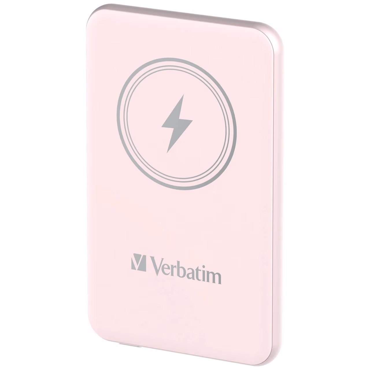 Магнитный беспроводной пауэрбанк Verbatim Charge'n'Go / 5000 mAh / Pink 