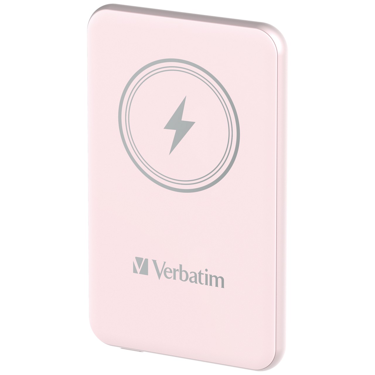 Магнитный беспроводной пауэрбанк Verbatim Charge'n'Go / 5000 mAh / Pink photo 1