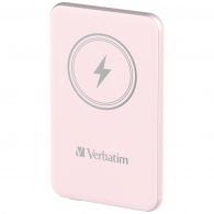 Магнитный беспроводной пауэрбанк Verbatim Charge'n'Go / 5000 mAh / Pink thumbnav 1