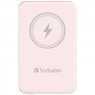 Магнитный беспроводной пауэрбанк Verbatim Charge'n'Go / 5000 mAh / Pink thumbnav 2