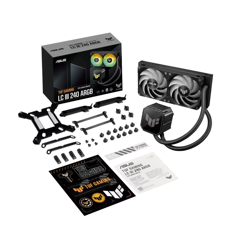 Sisteme de racire cu lichid ASUS TUF GAMING LC III 240 ARGB/ Universal/ 650-2600 RPM/ 37.4dBA / 90.78CFM/ Black photo 6