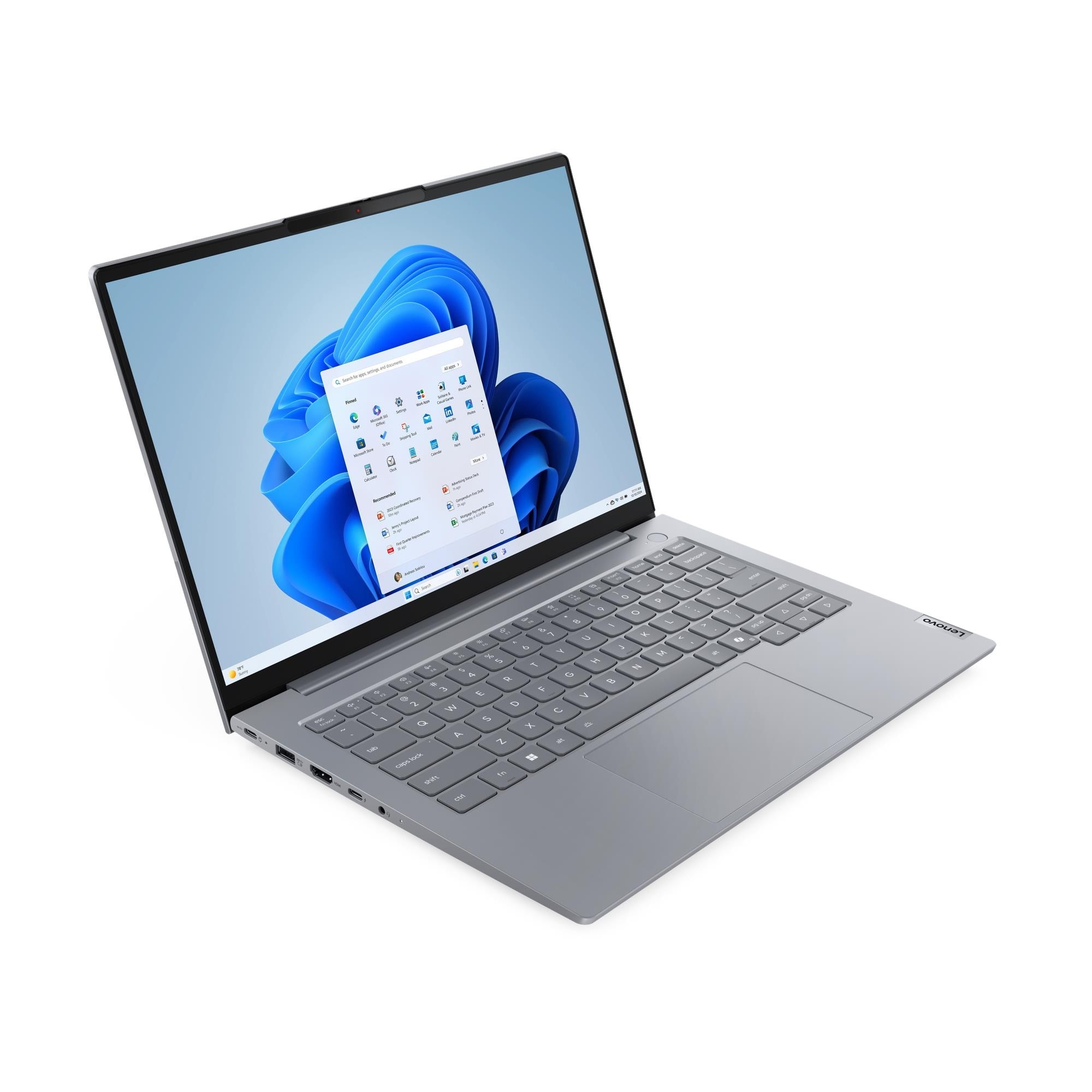 Laptop 16” Lenovo ThinkBook 14 G8 IAL/ WUXGA/ Intel Core Ultra 9 185H/ 16GB/ 512GB SSD/ Win11H photo 2
