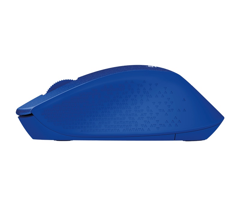 Logitech Wireless M330 Silent Plus, Optical Mouse for Notebooks, nano receiver, Blue photo 4