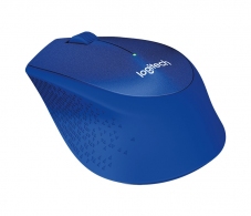 Logitech Wireless M330 Silent Plus, Optical Mouse for Notebooks, nano receiver, Blue thumbnav 2