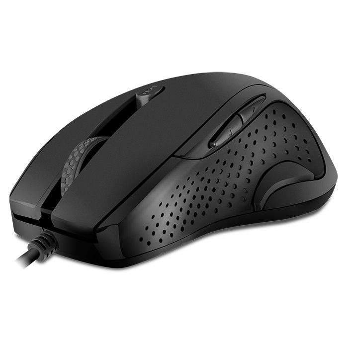SVEN RX-113, Optical Mouse, 5+1 buttons, 800 - 2000dpi, USB, 1.5m, Black photo 2