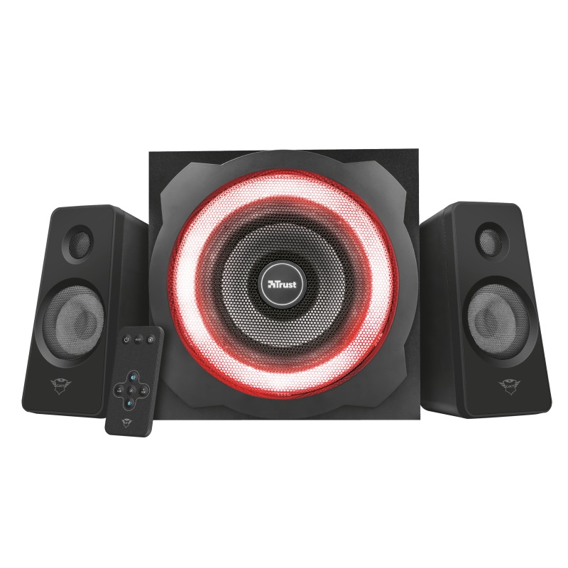 Игровые Колонки 2.1 Trust GXT 629 Tytan, Black / 120W / 3,5 AUX / RGB Illuminated photo 2