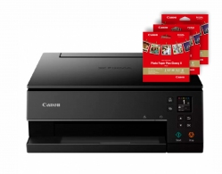 MFD Canon Pixma TS6340a (+ 60foi hartie foto) / Wi-Fi / Duplex / 5 inks / dysplay / Black thumbnav 1