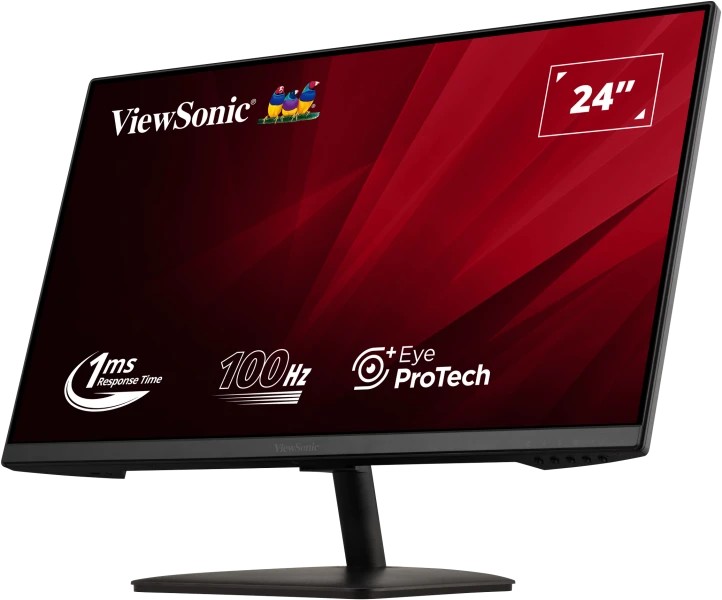 23.8” Monitor VIEWSONIC VA2408-MHDB / 1ms / 100 Hz / Black photo 3