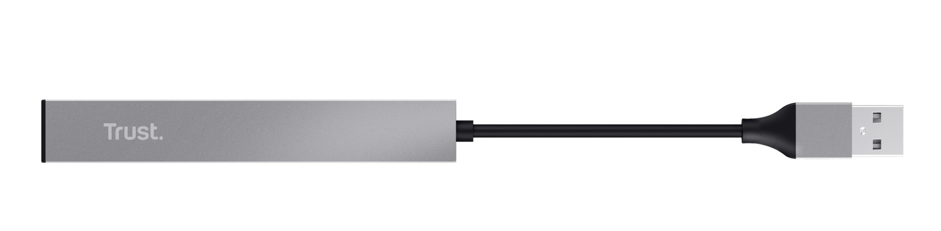 Mini USB HUB Trust  HALYX 4-PORT, silver photo 4
