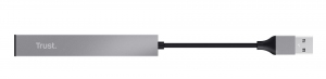 Mini USB HUB Trust  HALYX 4-PORT, silver thumbnav 4