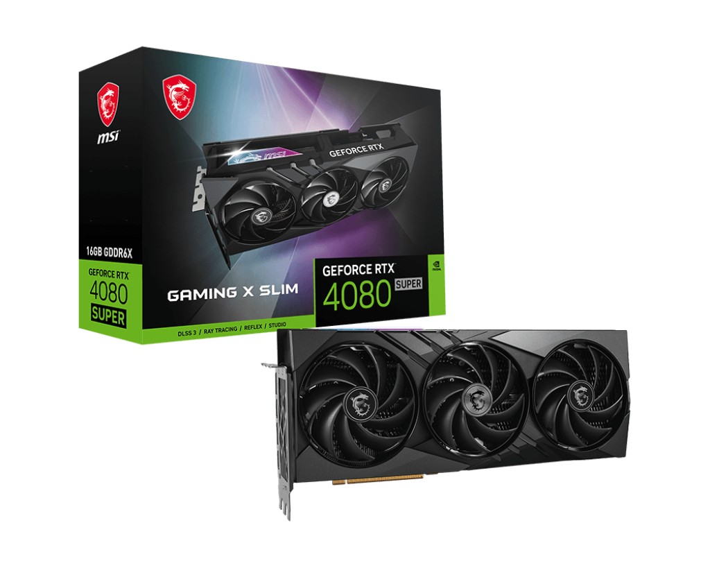 Видеокарта MSI GeForce RTX 4080 SUPER GAMING X SLIM/ 16GB/ GDDR6X/ 256bit photo 1