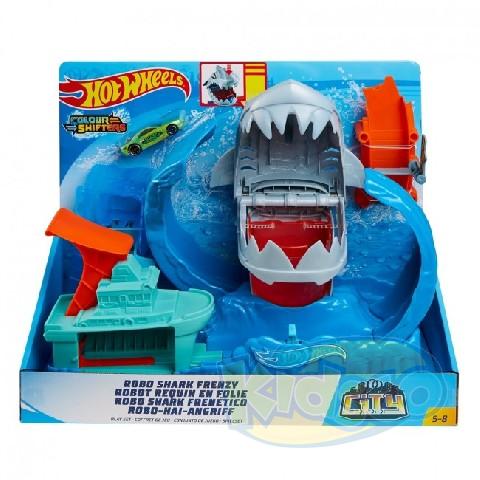Hot Wheels GJL12 Seria Color Change "Rechinul Robot" photo 1