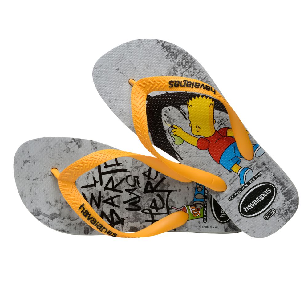 Slapi Havaianas SIMPSONS pt Unisex / 33/34 / Grafit photo 3