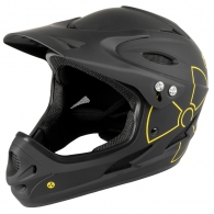 Casca M-WAVE Fall Out Fullface/Downhill Helmet matt black/yellow thumbnav 1