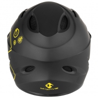 Casca M-WAVE Fall Out Fullface/Downhill Helmet matt black/yellow thumbnav 2