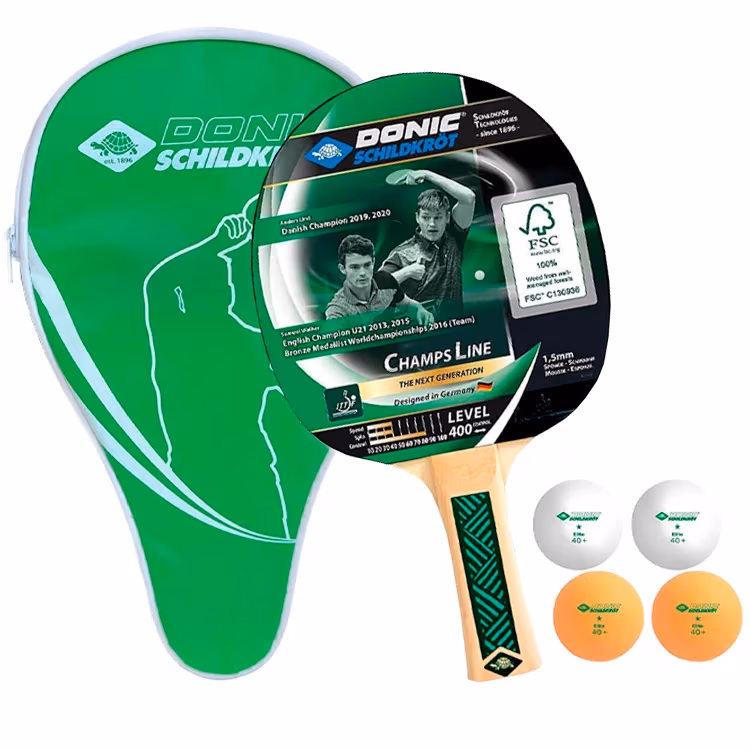Set p/u tenis de masa Donic Champs 400 Сover Set