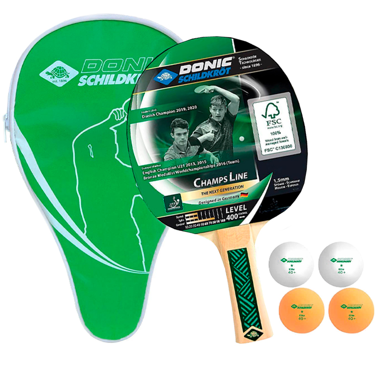 Set p/u tenis de masa Donic Champs 400 Сover Set photo 1