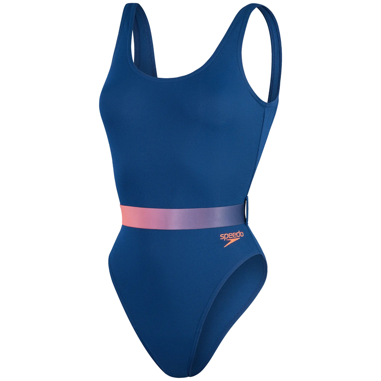 Купальник Speedo BELTED DEEP U-BK 1PC AF / Женский / 42 / Синий photo 2