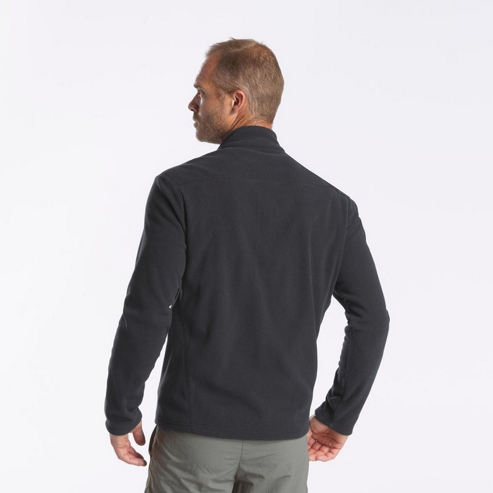Hanorac pt bărbați Quechua Fleece MH120 S Negru photo 2