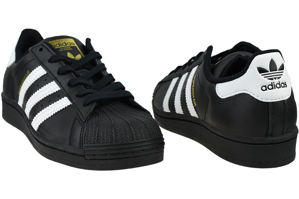 Incaltaminte Sport Adidas SUPERSTAR J pt Barbati / 35.5 / Negru photo 3
