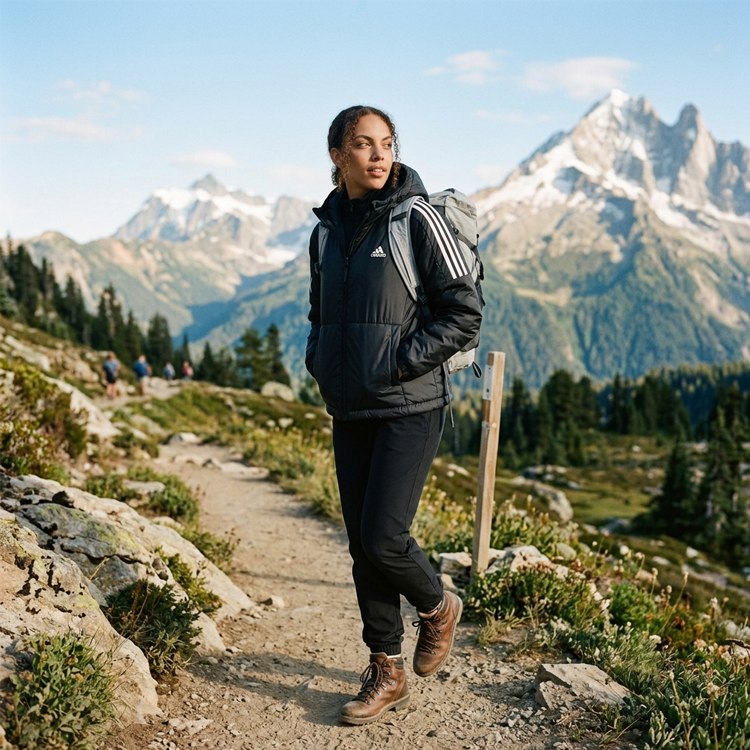 Куртка Adidas W ESS INS HO J XXS Черный Женский photo 3