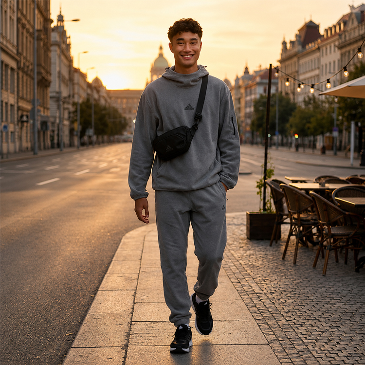 Брюки Adidas M CE Q4 PT XS Серый Мужской photo 5