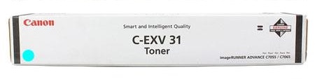 Toner Canon C-EXV31 Cyan, (940g/appr. 52 000 pages 10%) for Canon iR Advance C7055i/7065i photo 1