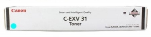 Toner Canon C-EXV31 Cyan, (940g/appr. 52 000 pages 10%) for Canon iR Advance C7055i/7065i thumbnav 1