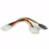 SATA Power Cable - 0.135m - Cablexpert CC-SATA-PSY2, 135mm, Y-shaped power supply cable: SATA Power+Molex female to Molex male