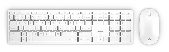 HP Pavilion Wireless Keyboard and Mouse 800, White