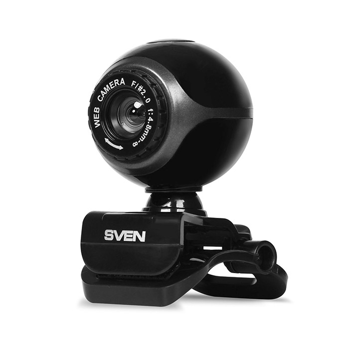 Camera SVEN IC-305, Microphone, 0.3Mpixel - 8Mpixel, UVC, USB2.0, Black photo 1