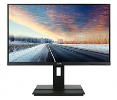 27.0" ACER IPS LED B276HK 4K Grey (5ms, 100M:1, 300cd, 3840x2160, 178°/178°, HDMI, Speakers 2 x 2W, Height Adjusment, Pivot, USB Hub: 5 x USB3.0, VESA) [UM.HB6EE.B02] thumbnav 1