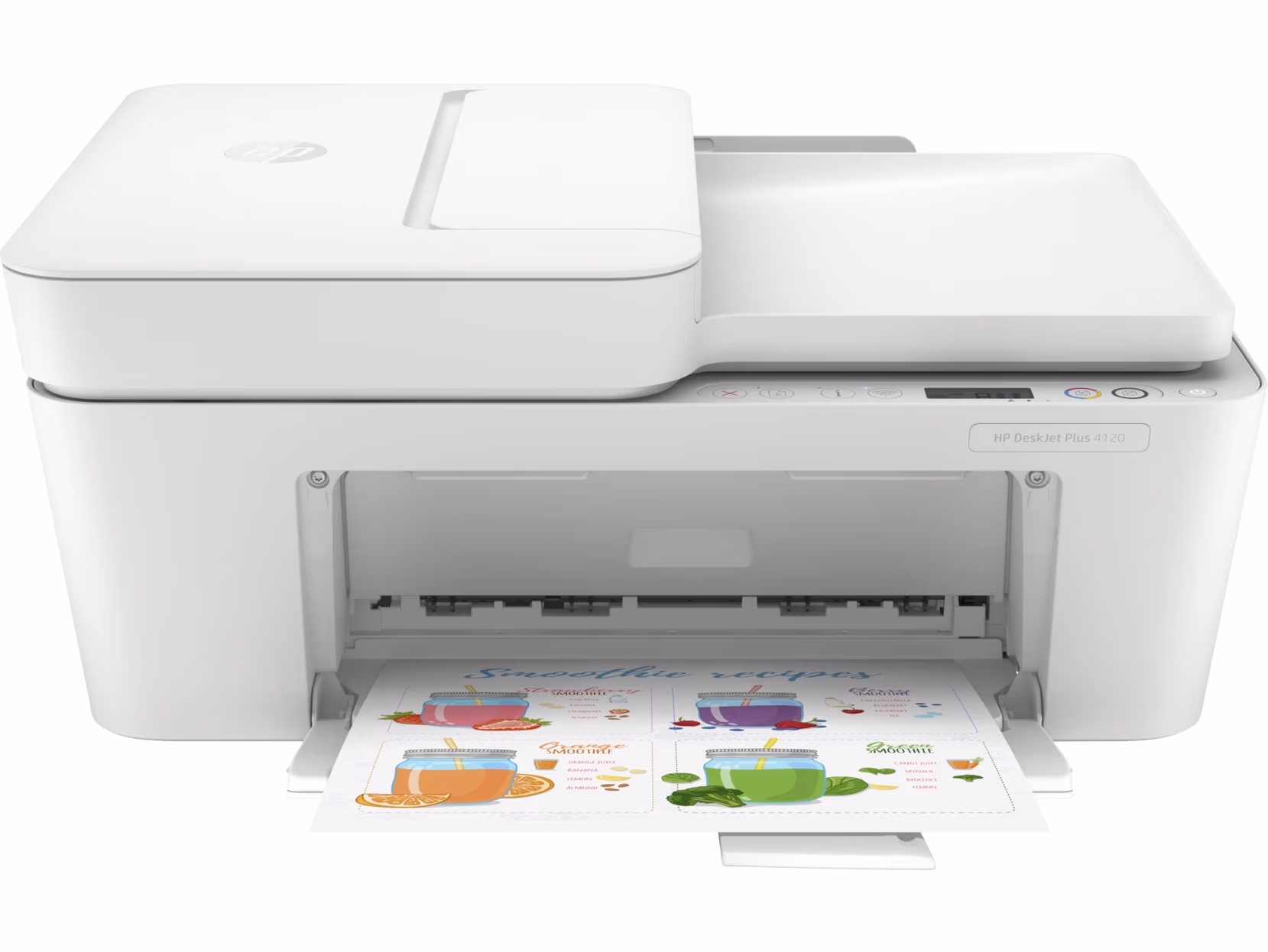 MFD HP DeskJet Plus 4120, White A4, up to 8,5ppm/5,5ppm, ADF 35p 1200x1200, Copy 8,5ppm/5,5ppm, 4800x1200 dpi, FAX, Up to 1000 pages/month, Hi-Speed USB 2.0,Wi-Fi, (HP 305 Black 120p, HP 305 C/M/Y 100p) XL/XXL.