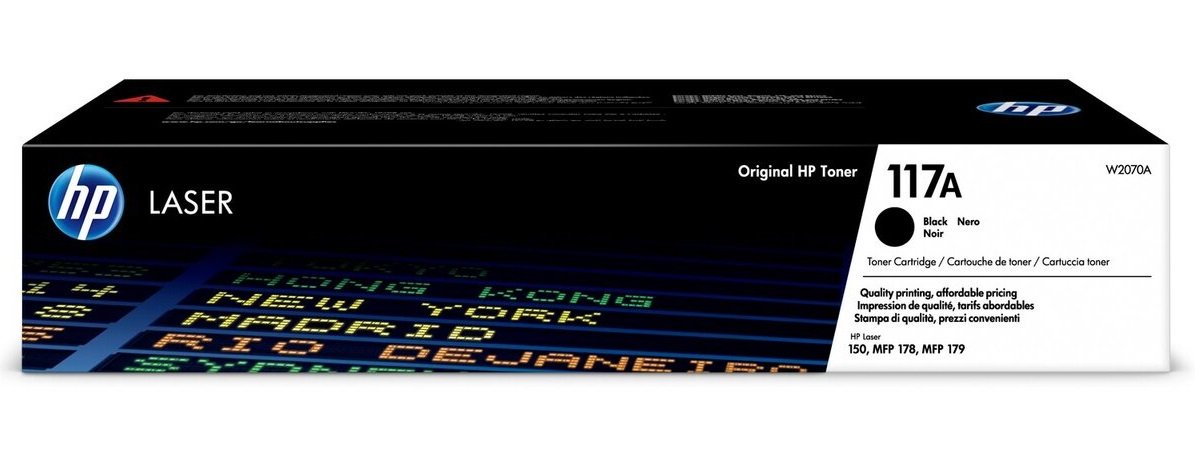 HP 117A Black Original Toner Cartridge, 1pcs, Black, 1000 pages for HP Color Laser 150a/150nw/178nw/179fnw photo 1