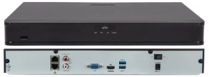 UNV NVR304-16S, 16-ch, 4 SATA, Incoming Bandwidth 160Mbps, 8 x 1080P@30 / 4 x 4MP@30 / 2 x 4K@30, 2xLAN, Audio In/Out 1/1, 1U, H.265&4K thumbnav 1
