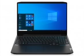 Lenovo IdeaPad Gaming 3 15IMH05 Onix Black 15.6" IPS FHD 250 nits 120Hz (Intel Core i7-10750H 6xCore 2.6-5.0GHz,16GB (2x8) DDR4 RAM, 512GB M.2 2242 NVMe SSD, GeForce GTX1650Ti 4GB GDDR6, WiFi-AX/BT, Backlit KB, 3cell, HD Webcam, RUS, No OS, 2.2kg) thumbnav 1