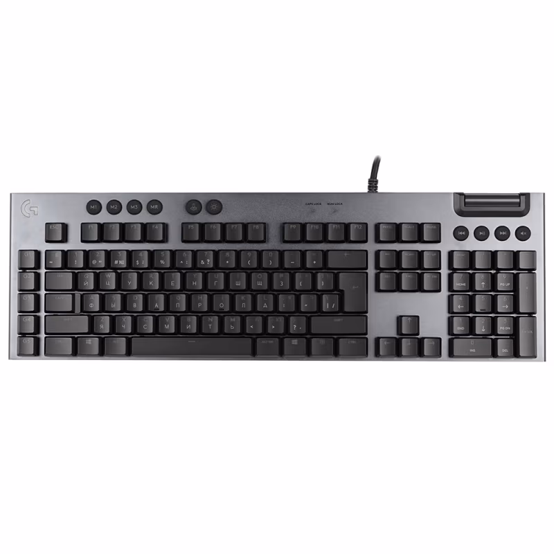 Logitech G815 LIGHTSYNC RGB Mechanical Gaming Keyboard – GL Linear - CARBON - RUS 
