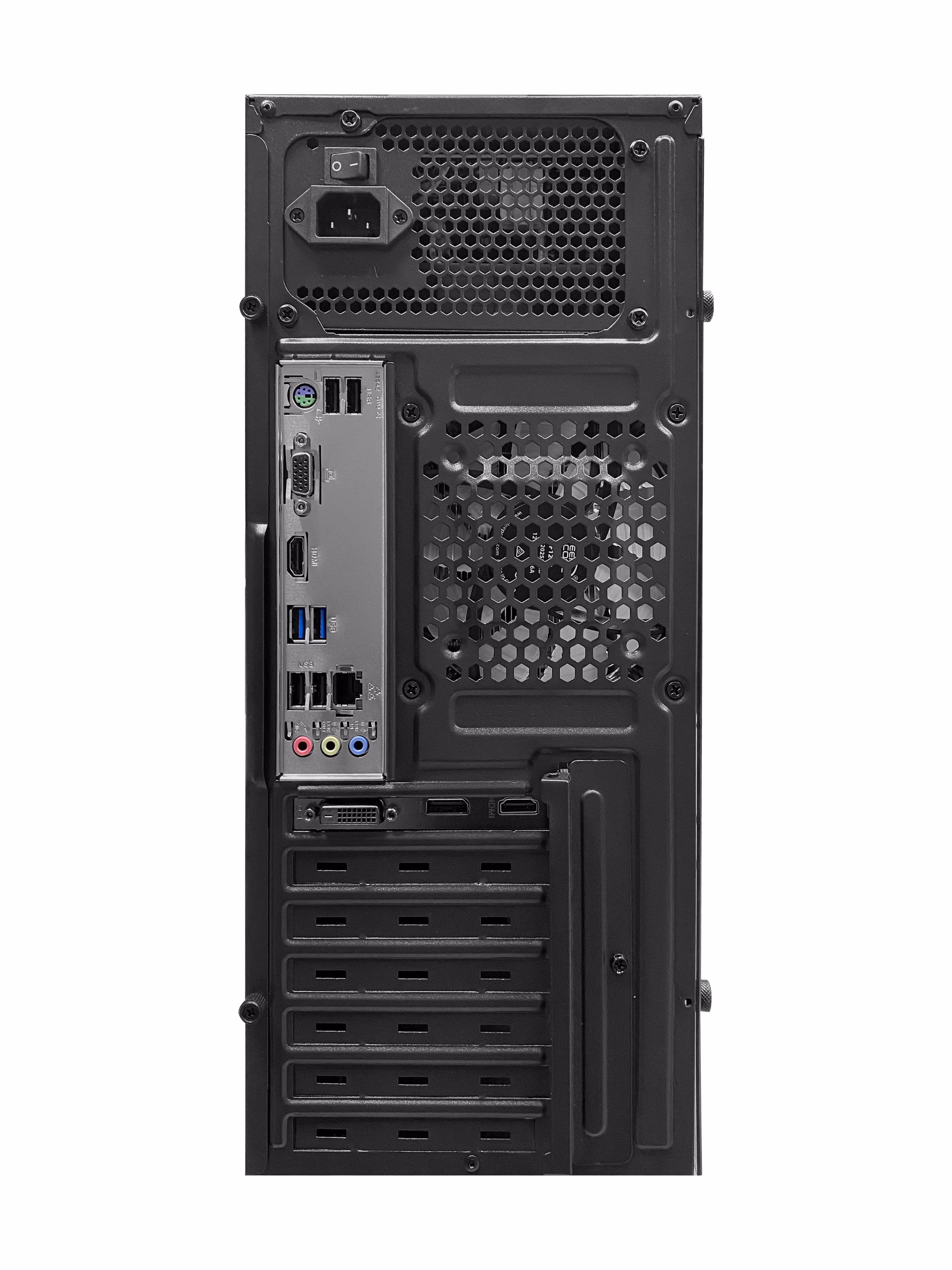 ATOL PC1074MP - Gaming #11 v3: Intel Quad-Core i3-10100F 4C/8T 3.6-4.3GHz/ Asus H410M-K /RAM 8GB DDR4 2666/ 2.5" SSD 240GB + 3.5" HDD 1.0TB/ Zotac GTX1650 D6 OC 4GB GDDR6/ Case HPC P-02 ATX, PSU 650W, OS Linux 