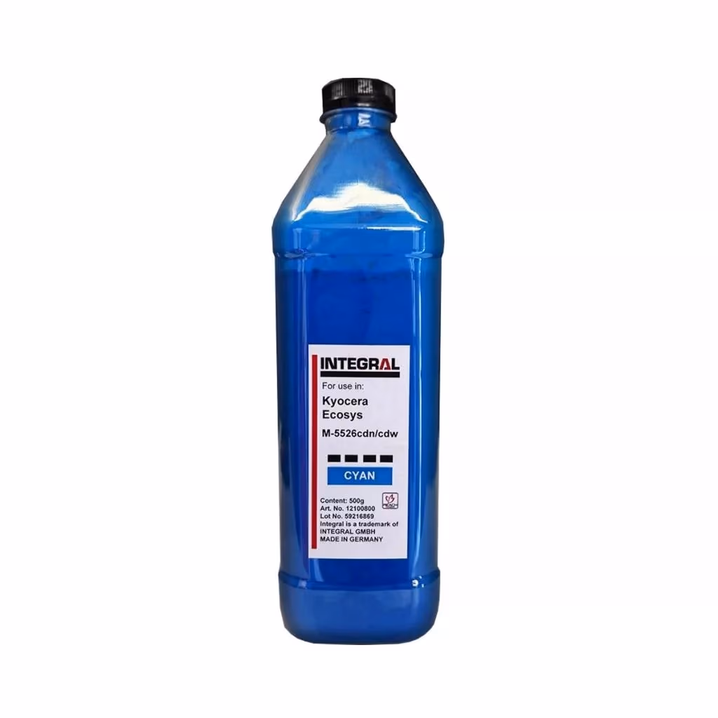 Compatible toner for Kyocera (M5526/M5521/MA2100) cyan, 500g bottle