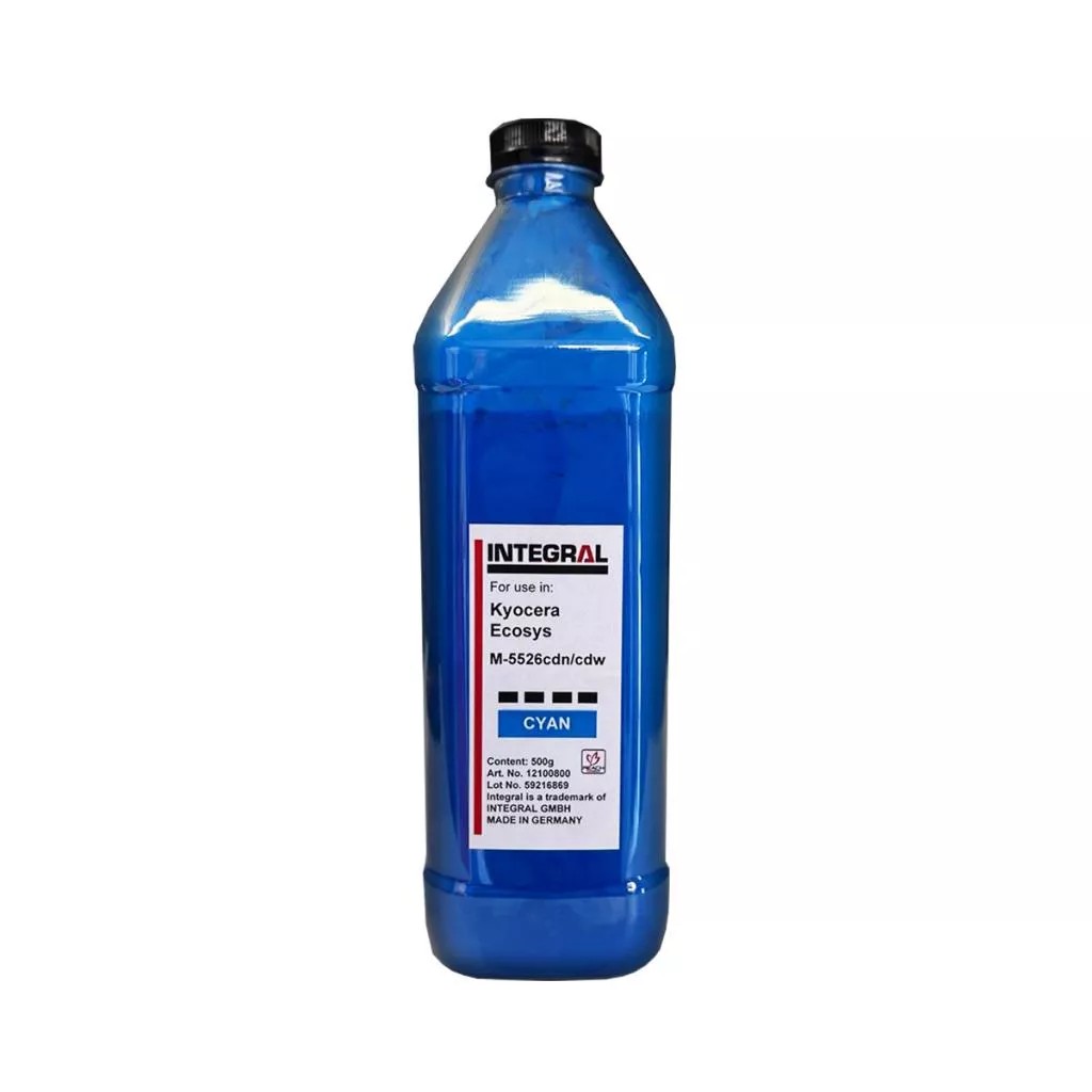 Compatible toner for Kyocera (M5526/M5521/MA2100) cyan, 500g bottle photo 1