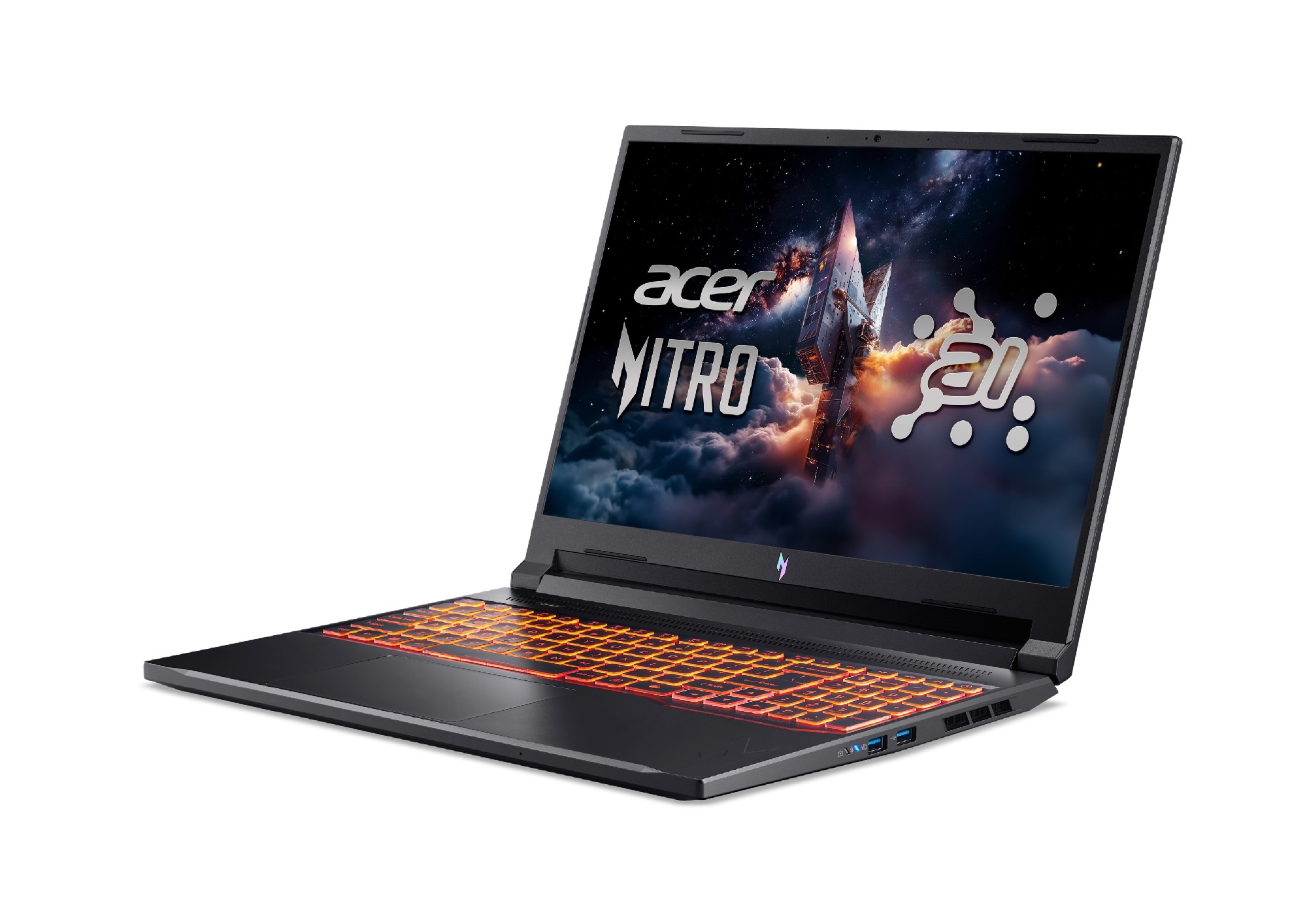 Laptop 16” ACER Nitro V 16 AI ANV16-42/ WUXGA/ 180Hz/ AMD Ryzen 7 260 AI/ 32GB/ 1TB SSD/ RTX 5070/ Obsidian Black photo 3