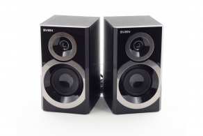 SVEN SPS-619 Black,  2.0 / 2x10W RMS, headphone jack, wooden, (3”+1”) thumbnav 2